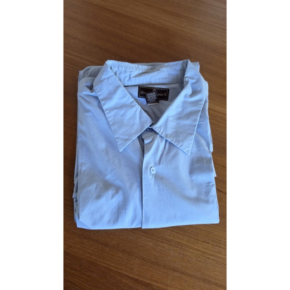 Steve & Barry's Men's Button Down Long Sleeve Shirt Size 18-18 1/2 XXL